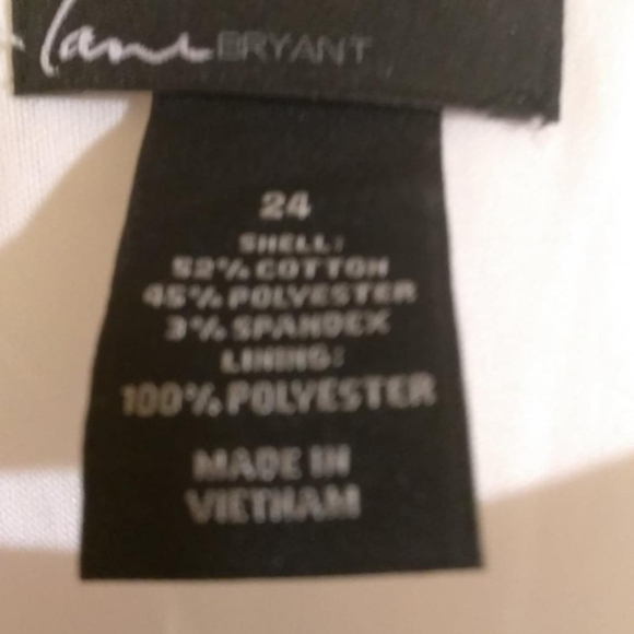 Lane Bryant size 24 white dress (with other colors) - Picture 2 of 4